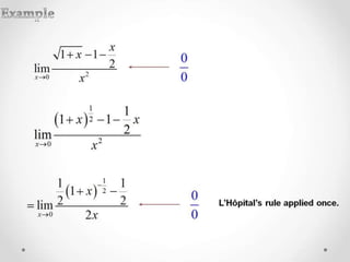 Introduction of Indeterminate Form | PPTX