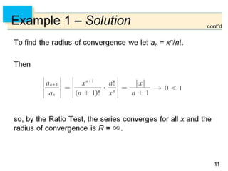 power series & radius of convergence | PPTX