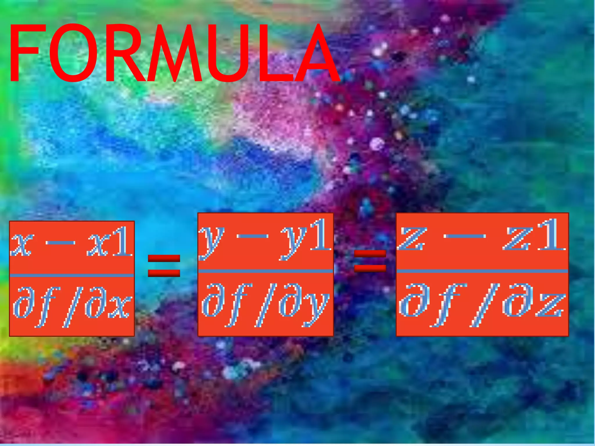 FORMULA
