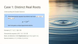 Exactly Distinct Roots Calculus-3-Solving-Linear-Homogeneous-Differential-Equations.pptx