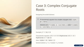 Complex Roots Homogeneous Solution Calculus-3-Solving-Linear-Homogeneous-Differential-Equations.pptx