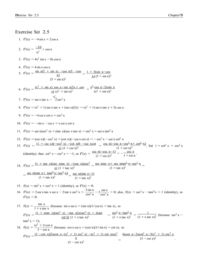Calculus Anton Bivens Davis 10th Edition Solutions Calculus 10th edition anton solutions manual | PDF