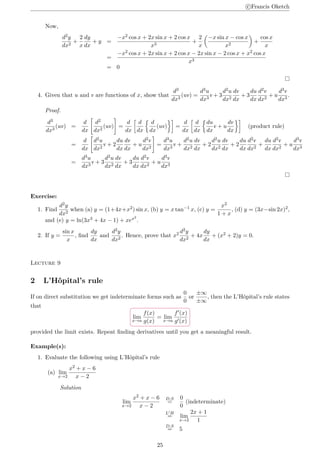 Differential Calculus | PDF