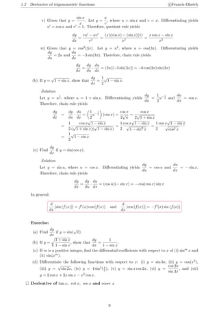 Differential Calculus | PDF