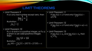 Calculus, Continuation on Basics of Limits | PDF