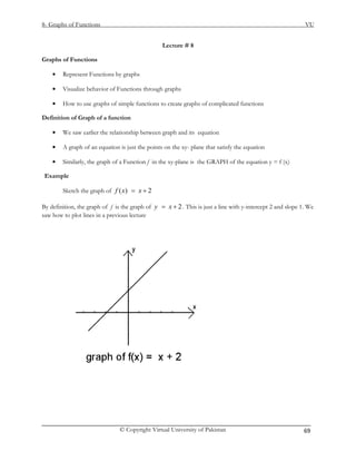 mth101 handouts lecture 1 - 45 | PDF