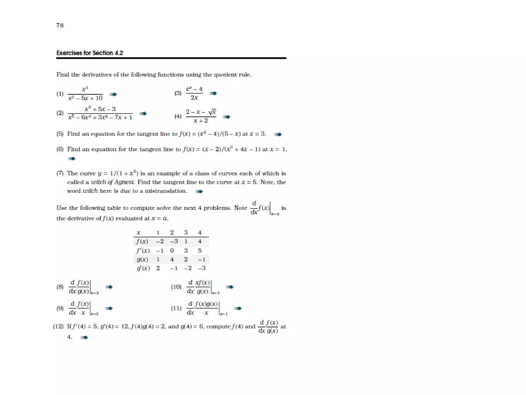 The Building Block of Calculus - Chapter 4 The Product Rule and Quotient Rule