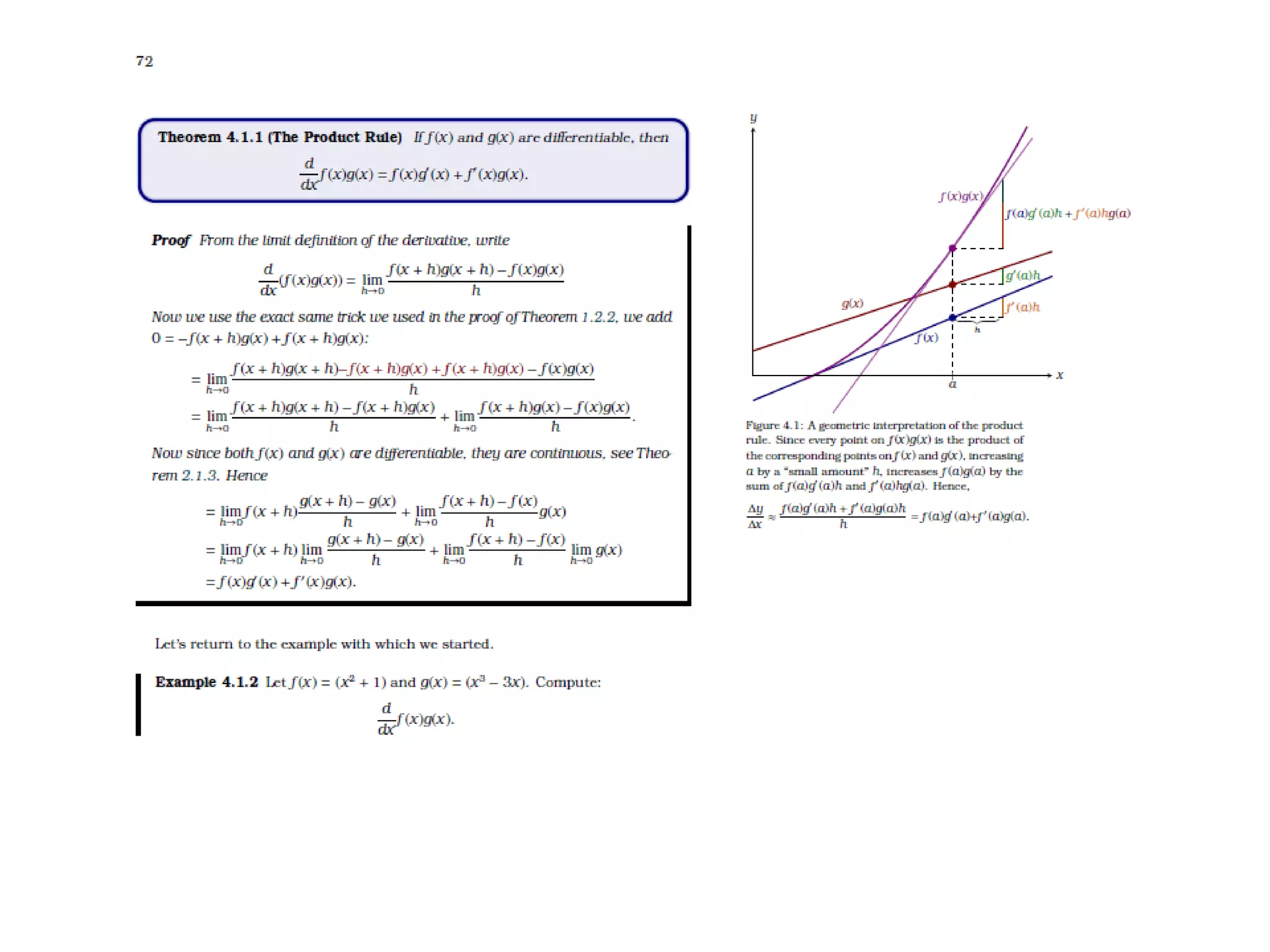 The Building Block of Calculus - Chapter 4 The Product Rule and Quotient Rule
