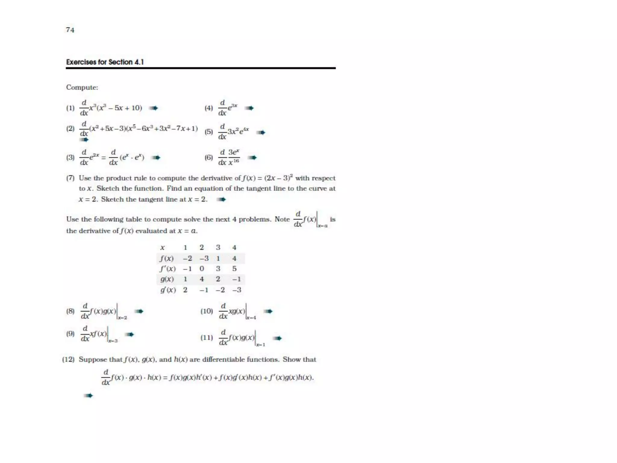 The Building Block of Calculus - Chapter 4 The Product Rule and Quotient Rule