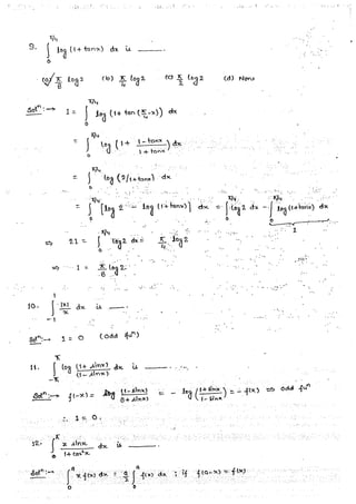 Mathematical Calculus hand written notes | PDF
