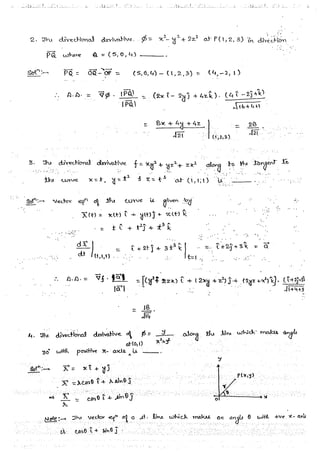 Mathematical Calculus hand written notes | PDF