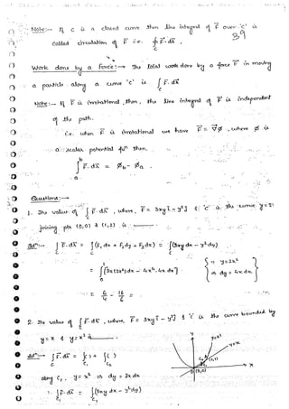 Mathematical Calculus hand written notes | PDF