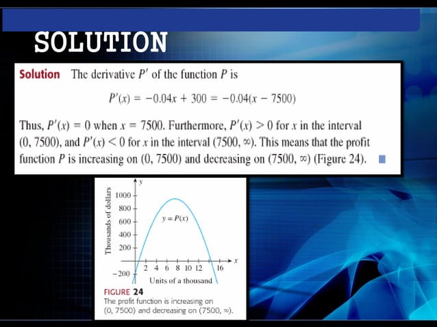 Practicle Application Of Maxima And Minima