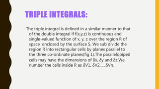 Calculus multiple integral | PPTX