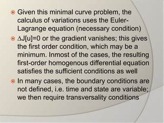 Calculus of variations | PPT