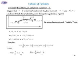 Calculus of variations | PPT