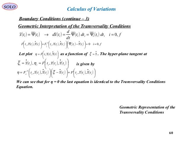 calculus of variations parallelepided calculus of variations parallelepided