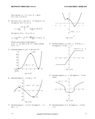 Calculus several variables canadian 9th edition adams solutions manual ...