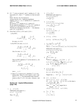 Calculus several variables canadian 9th edition adams solutions manual ...