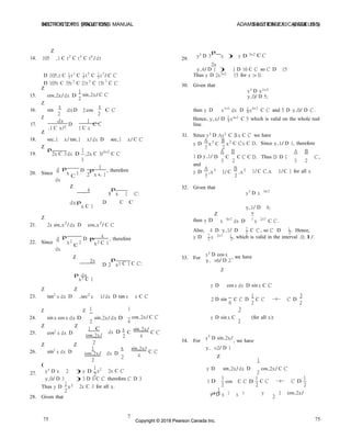 Calculus several variables canadian 9th edition adams solutions manual ...
