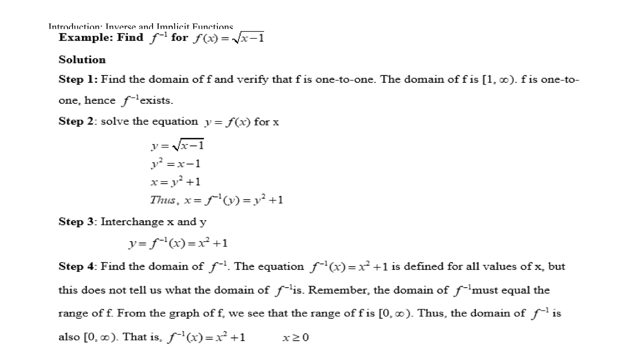 Introduction: Inverse and Implicit Functions
 