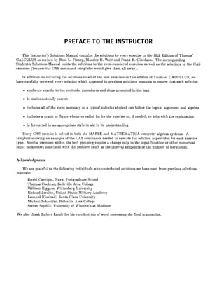 thomos Calculus solution