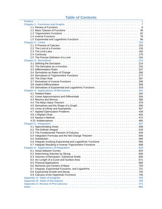 Calculus Contents Calculus Volume 1 | PDF