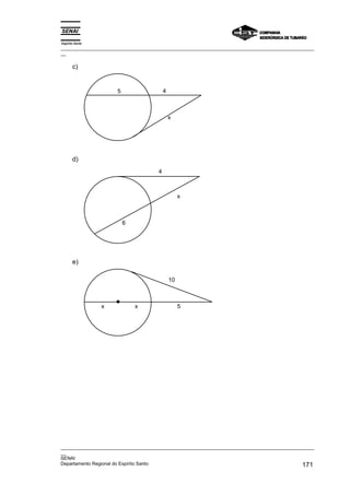 Espírito Santo
_________________________________________________________________________________________________
__
_________________________________________________________________________________________________
__
SENAI
Departamento Regional do Espírito Santo 171
c)
x
4
5
d)
4
6
x
e)
10
5
x
x
 