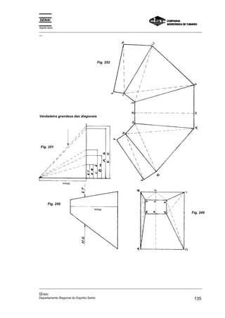 Espírito Santo
_________________________________________________________________________________________________
__




                                    Fig. 252




Verdadeira grandeza das diagonais




 Fig. 251




        Fig. 250

                                                                                          Fig. 249




_________________________________________________________________________________________________
__
SENAI
Departamento Regional do Espírito Santo                                                     135
 