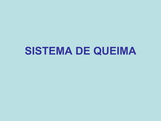 SISTEMA DE QUEIMA
 
