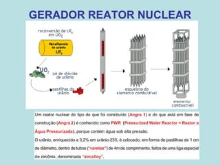 GERADOR REATOR NUCLEAR
 