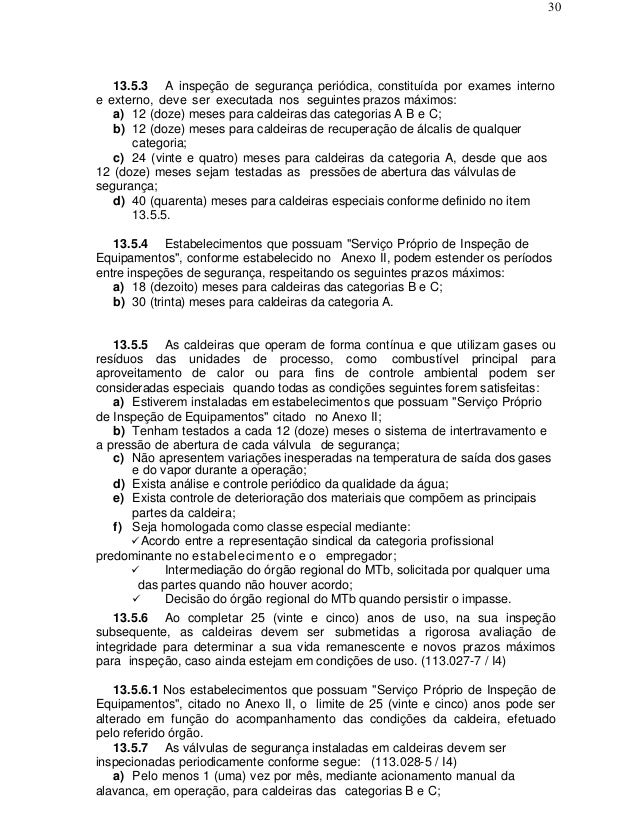 Curso de inspetor de equipamentos