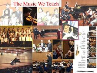 The Music We Teach    