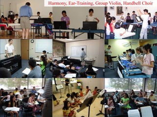 Harmony, Ear-Training, Group Violin, Handbell Choir    