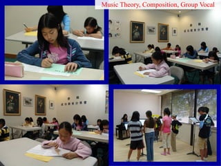 Music Theory, Composition, Group Vocal    