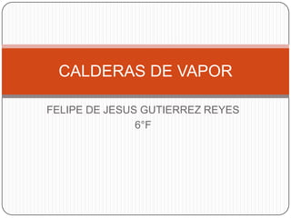 FELIPE DE JESUS GUTIERREZ REYES 6°F CALDERAS DE VAPOR  