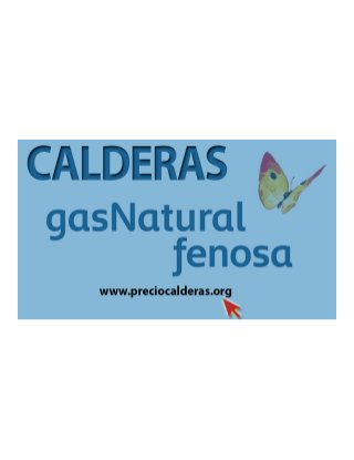 Calderas gas natural