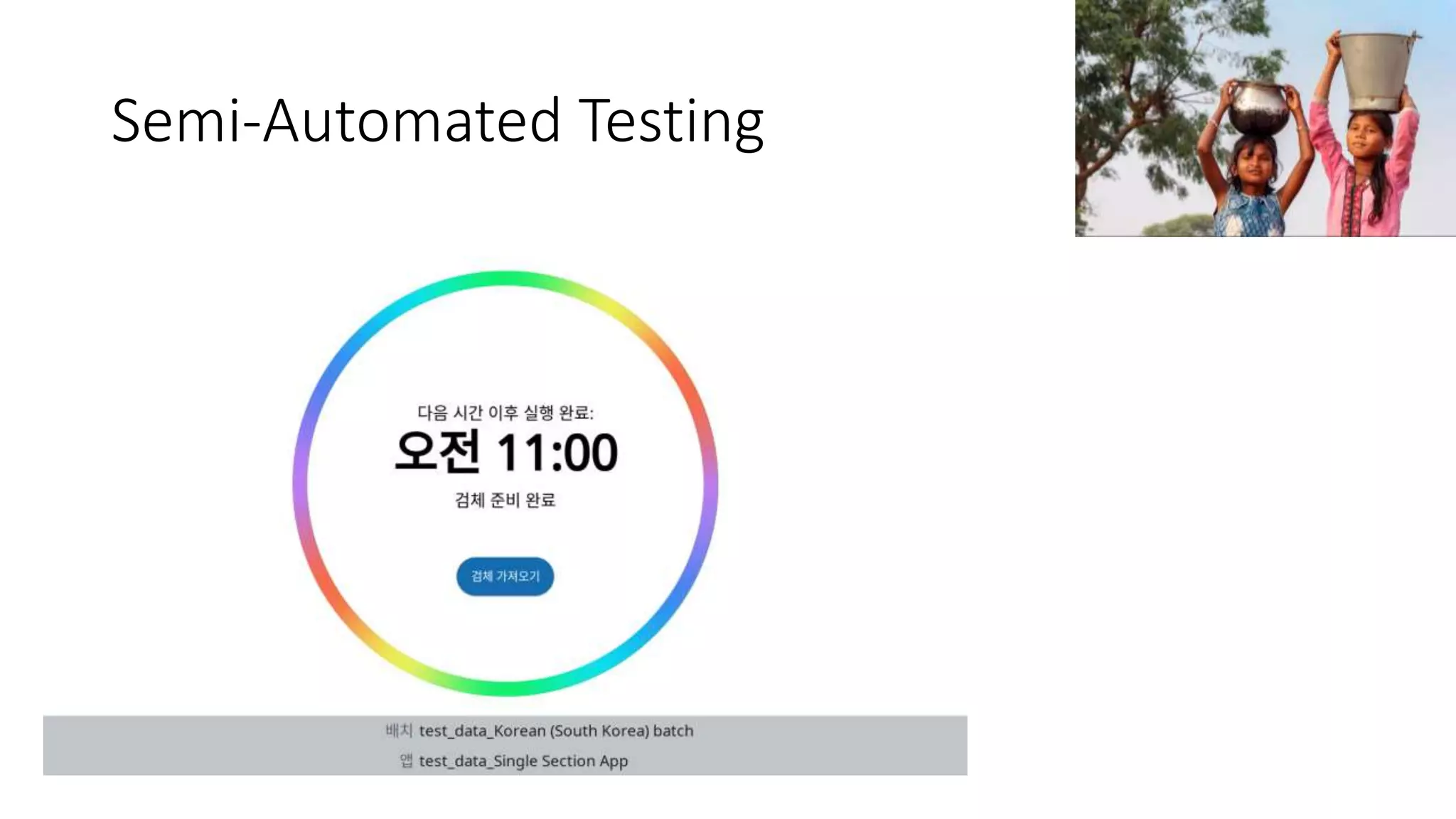 Semi-Automated Testing
 