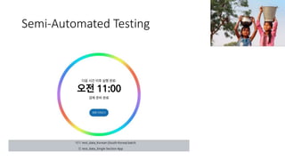 Semi-Automated Testing
 