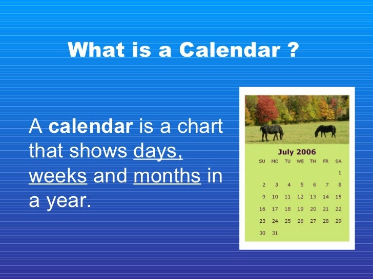 calendar