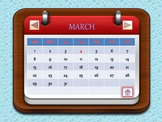 1 2 3 4 5 6 7
8 9 10 11 12 13 14
15 16 17 18 19 20 21
22 23 24 25 26 27 28
29 30 31
 