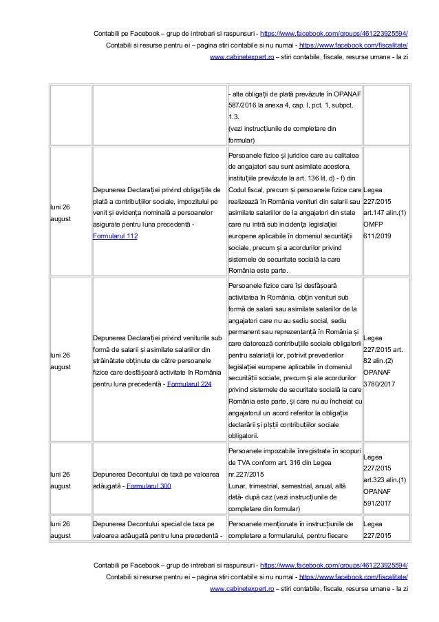 Calendar Aug 2019 Oficial