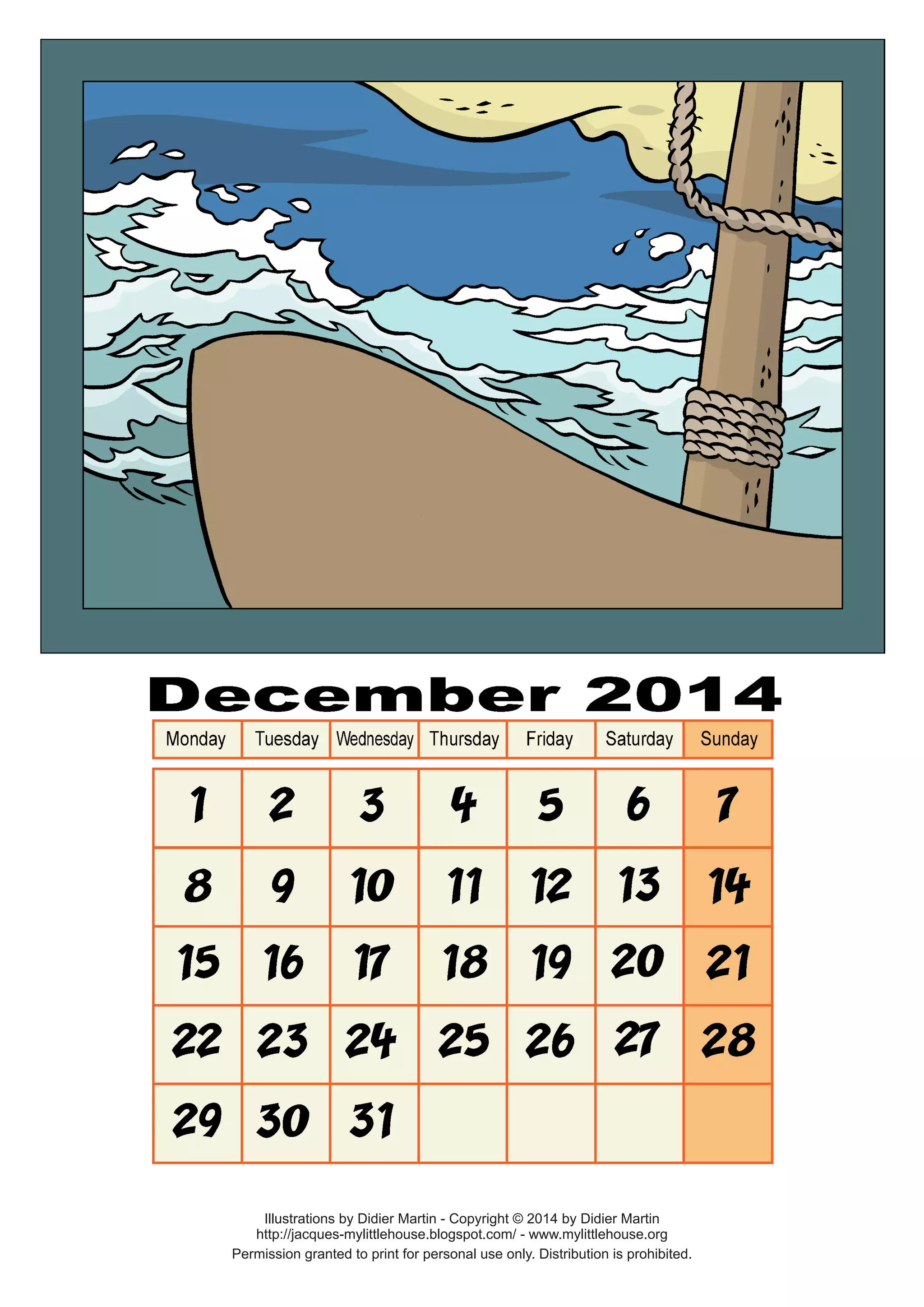 Calendar dec-2014 | PDF