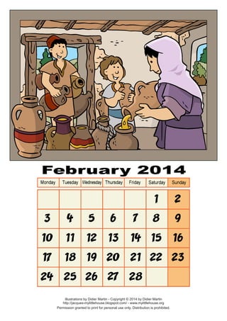Calendar feb-2014