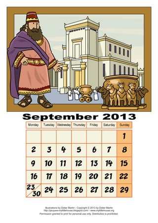 Calendar sep-2013