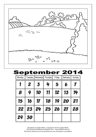 Calendar sep-2014