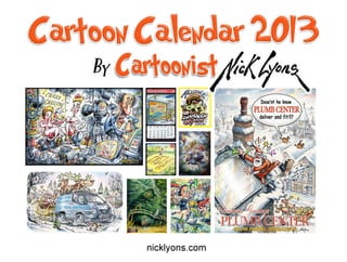  2013 cartoon calendar