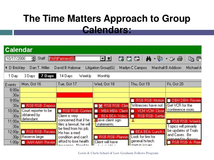 calendaring docketing and file tickling systems pp 2007 calendaring system