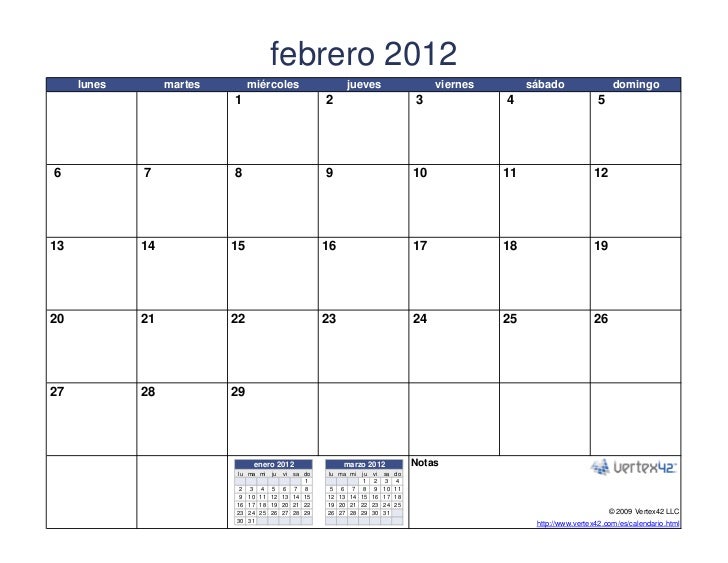 Calendario 2012 calendario vertex imprimir