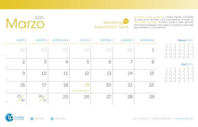 imprimir calendario 2015